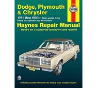 [Dodge Plymouth Chrysler RWD (1971-1989) Automotive Repair Manual] (By: Robert Maddox) [published: November, 1995]