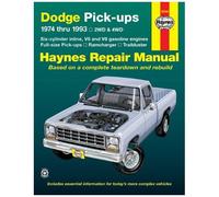 David Hayden, J.H. Haynes & Jay Storer – Dodge Pick-Ups 1974–1993 – Manuel de réparation Haynes