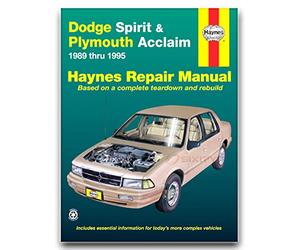 Dodge Spirit and Plymouth Acclaim, 1989-1995