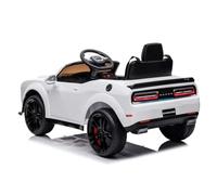 Dodge SRT Voiture électrique 12 V pour enfants de 1 à 5 ans Blanc
