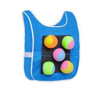 Dodgeball Vest Game - Throwing Balls Game with 5 Balls and 1 Vest | Playground Games Toy, Parent-Child Interaction Outdoor Games Props