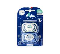 Dodie Extra Sucette Anatomique 0-6M F1 Jour Nuit 2 Unités