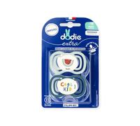 Dodie Extra Sucette Anatomique +18M F6 Vert 2 Unités