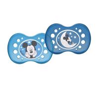 Dodie 2 Sucettes Anatomiques Disney Nuit Mickey 18 M+