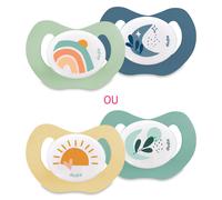 Dodie Sucettes Physiologiques Jour Nuit Bébé 0-6M P30 2 Unités