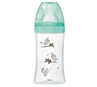 Dodie Initiation+ Biberón de Cristal Pájaro Verde 270ml