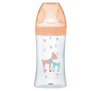 Dodie Biberon Sensation+ Verre Anti-colique 270 ml Beige biche 0-6 mois Tétine plate Débit 2