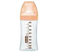 Dodie Biberon en verre Sensation+ Anti-Coliques 270ml - Tétine plate à 3 vitesses, sans BPA/BPS, 0-6 mois, Prise triangulaire, Unité