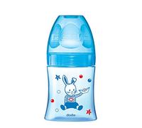 Dodie-Biberon Initiation 150ml BLEU BATEAU 0-6 mois tétine ronde 3 vitesses débit 1