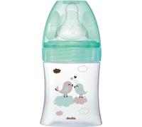 Dodie - Biberon Initiation+ Verre 150ml Vert Oiseaux