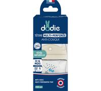 Dodie Biberon Tétine Multi-Perforée Anti-Colique Nature Bleu 0-6 Mois Débit 1 150ml 1 Pièce