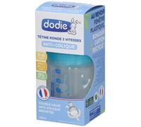 Dodie Biberon Transparant Valentin Lagoon 0-6 Mois Bouteilles 150 ml