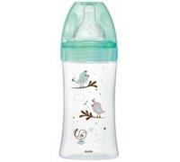 Dodie Initiation+ Biberón de Cristal Pájaro Verde 270ml