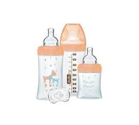 Dodie Coffret De Biberons Sensation+ Verre 1 Biberon 150ml 2 Biberons 270ml 1 Sucette 0-2 Mois