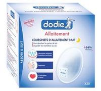 DODIE Coussinets d'allaitement Nuit en pochette individuelle x30 Neutre G