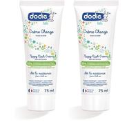 Dodie Crème Change sans Parfum Tube+Étui, Blanc, 75 ml, 1 Unité (Lot de 2)