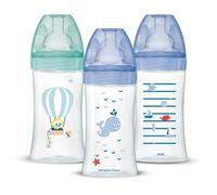 Dodie Kit Sensation Biberons 270 Ml X3 Eb1 Bleu