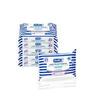 Dodie Lot de 6 Paquets de Lingettes Nettoyantes 3 en 1 (6x20) FORMAT POCKET - Visage, Corps et Siège - Dermo-apaisantes, douces et résistantes - Fibres d’origine végétale - Dès la naissance