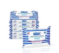 DODIE Lot de 6 Paquets de Lingettes Nettoyantes 3 en 1 (6x70) - Visage, Corps et Siège - Dermo-apaisantes, douces et résistantes - Fibres d’origine végétale - Dès la naissance