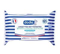 Dodie Lot de 7 paquets de Lingettes à l'eau 7x60 - Visage, Corps & Siège - Fibres d'origine végétale - Dès la naissance