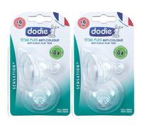 dodie® Sensation+ tétine en silicone 2ème âge débit 4 Set(S) 2x2 pc(s)