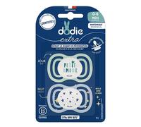Dodie Sucette Anatomique 0 à 6 mois F1 Extra fine Jour/Nuit X2 coloris aléatoire