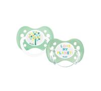 Dodie Sucette Anatomique +0m Love My Planet Lot de 2