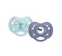 Dodie Sucette Anatomique +18m Bleu Lot de 2