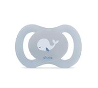 DODIE, Sucette Anatomique spécial naissance,Tetine pour bébé, 0-2 mois,Nourisson, Bleu, Baleine, 1 sucette - Modèle aléatoire