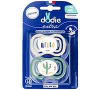 Dodie Sucettes +18 Mois Duo Jour Extra Hello Vert F6 2 Pièces
