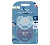 Dodie Sucettes Anatomiques +6 Mois x 2 - Tétines - Pharmacie en ligne LaSante.net