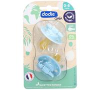 Dodie Sucettes Anatomiques Bleu 6 Mois Sucette(S) 2 pc(s)