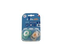Dodie Sucettes Anatomiques Silicone 0-2 Mois Newborn Bébé Tortue N3 Lot De 2