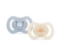 Dodie Sucettes Anatomiques Bleu-Beige 0-2 Mois Tétine(S) 2 pc(s)