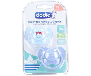 dodie® Sucettes physiologiques +6 mois 'Amour' avec anneau (Couleur non sélectionnable) Sucette(S) 2 pc(s)