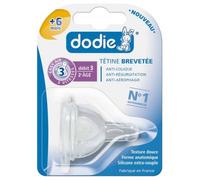 Dodie Tétine Initiation 3 Vitesse Débit +6m Tétine(S) 2 pc(s)