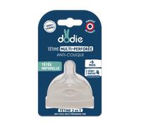 Dodie Tétine Multi-Perforée Anti-Colique Débit 4 Nourrissons +6 mois