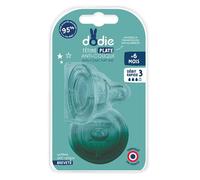 Dodie Tétine Plate Anti-Colique SENS+ Débit 3 2 unités