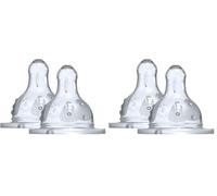 Dodie Tétine Ronde Anti-Colique Initiation+ Débit 2 0-6 Mois (Lot de 2)