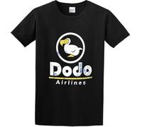 Dodo Airlines Crossing The Animal Kingdom Blue Game Cotton Mens T-T-Shirts à Manches Courtes Black(Large)