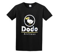 Dodo Airlines Crossing The Animal Kingdom Blue Game Men Simple Tshirt Black S