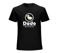 Dodo Airlines Crossing The Animal Kingdom Blue Game T Shirt Black 3XL