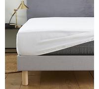 DODO - Alèse & Protège Matelas Absorbant 90x190 cm - 100% Coton Molleton | 190g/m² - Blanc - Ultra Doux - Drap housse Bonnet 37 cm - Idéal Matelas Épais - Lavable 40°C