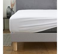DODO - Alèse & Protège-Matelas Absorbant Acti Protect Blanc 140x190 cm - 100% Coton - Anti-acariens - Sommeil Sain - Drap Housse Bonnet 30 à 42 cm - Idéal Matelas Épais - Lavable 60°C
