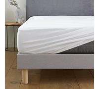 DODO - Alèse & Protège Matelas Pro Absorbant 160x200 cm | Anti-rétrécissement Sanfor - Molleton de coton 200 gr/m² - Blanc - Drap housse Bonnet 35 cm - Matelas épais - Lavable 60°C