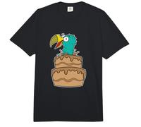 Dodo avec gâteau d'anniversaire Comfort Colors Adult Heavyweight T-Shirt