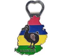 Dodo Bird Mauritius Aimant de réfrigérateur Décapsuleur souvenir de voyage Décoration de réfrigérateur Autocollant magnétique en métal 3D