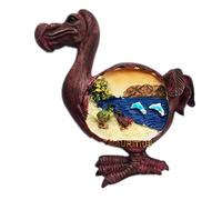 Dodo Bird Mauritius Magnet Réfrigérateur 3D Résine Fait À La Main Artisanat Touristique Voyage Ville Souvenir Collection Lettre Réfrigérateur Autocollant