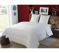 DODO - Célia - Couette Tempérée 220 x 240 cm + 2 Oreillers 60 x 60 cm | Fibre Volupt'Air Aérienne 350g/m² - Enveloppe Couette Coton, Oreiller Polyester - Piquage Lignes - Lavable 40°C