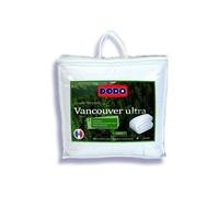 Couette 240 x 260 cm - - Tempérée - 100% fibre polyester - Pour 2 personnes - Blanc